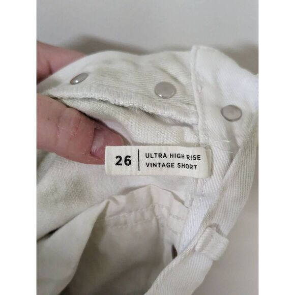 Pacsun Women's Ultra High Rise Vintage Short Light Green Tie Dye Shorts - Size 2 - Picture 9 of 9